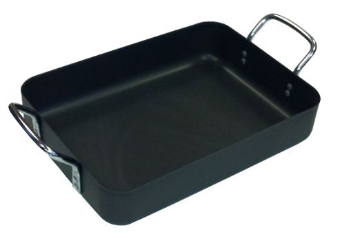 Image of Mermaid Hard Anodised 16a?? Deep Side Handled Roaster