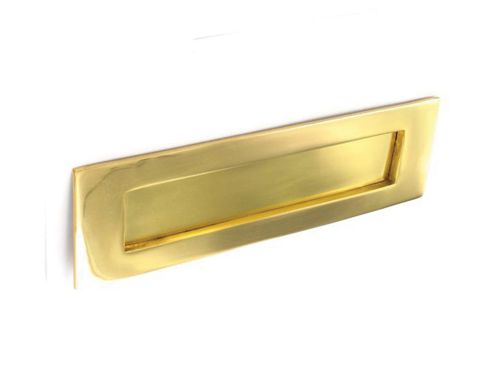 Image of Securit S2232 Victorian Letter Plate Brass 355mm