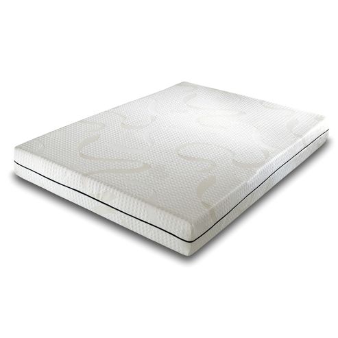 Image of Cleverest Roll Packed Luxury Memory Foam Mattress With Cream Cover - Double
