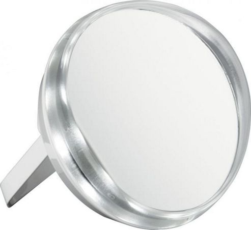 Image of Sanwood Kate Wall / Table Mirror In White And Transparent With Suction Cups