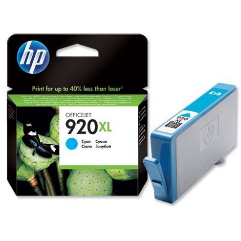 Image of Hp 920xl High Yield Cyan Original Ink Cartridge