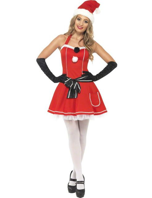 Image of Miss Santa Costume - Pom Pom Large