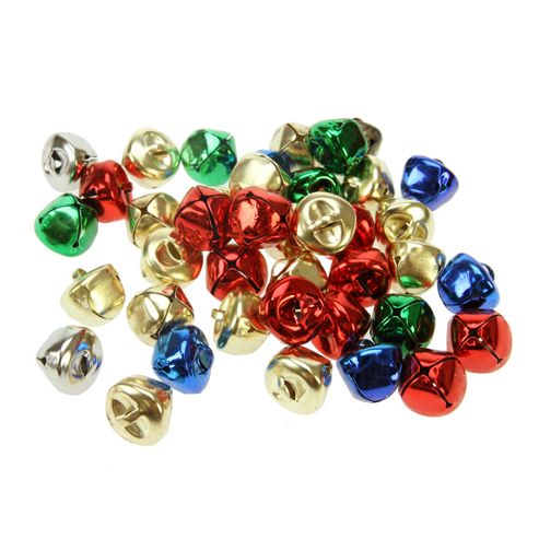 Image of Jingle Bells - 15mm Assorted Colours - 80 Pack