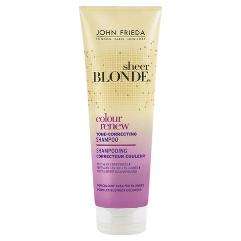 Image of John Frieda Sheer Blonde Colour Renew Tone-correcting Shampoo 250ml