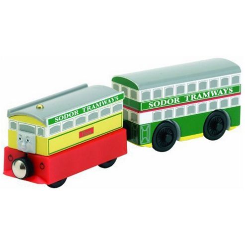 Image of Flora And Tram 2 Pack - Thomas Friends Wooden Railway