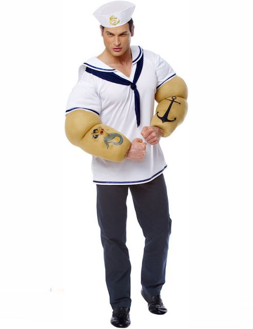 Image of Adult Sailor Shirt & Cap
