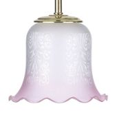 Endon Lighting Pink Glass Sofia Decorative Glass Shade