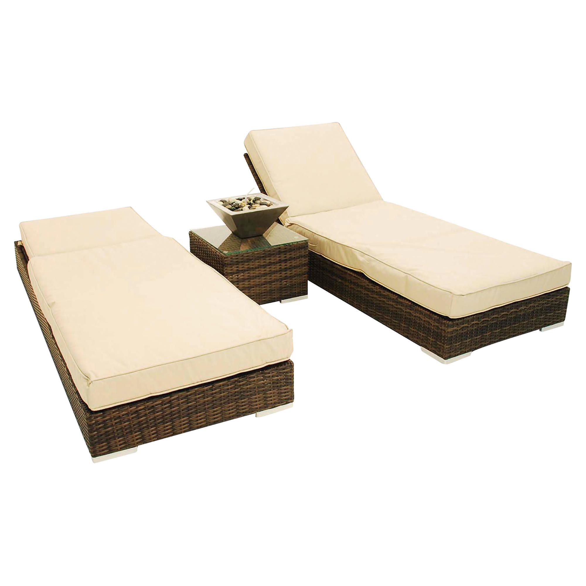 Mazerattan Orlando Sunlounger Set at Tescos Direct