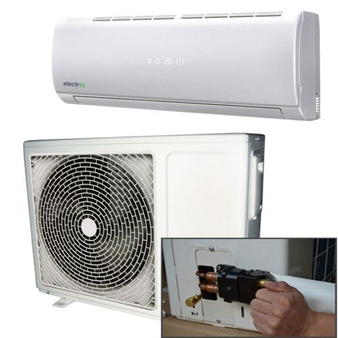 Image of Electriq Panasonic Powered 12000 Btu Quick Connector Wall Mounted Inverter Air Conditioner With 4 Metres Pipe Kit 5 Years Warranty