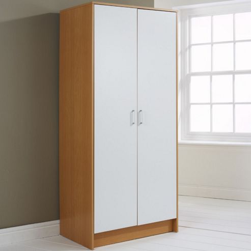 Image of Elements Oslo Halden 2 Door Wardrobe - White