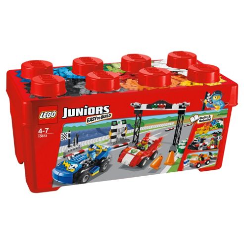 Image of Lego Juniors Race Car Rally Bucket 10673