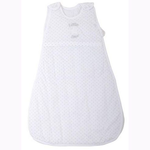 Image of Silver Cloud White Star 1.0 Tog Sleeping Bag (6-18 Months)