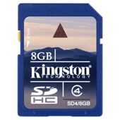 Kingston 8GB SDHC Card