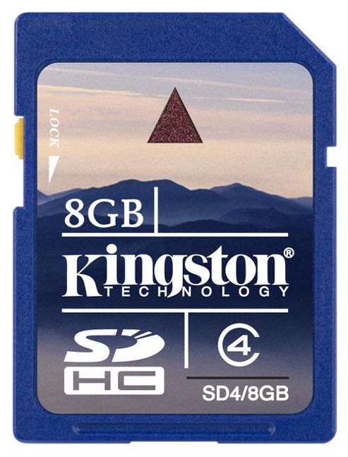 Image of Kingston 8gb Sdhc Card