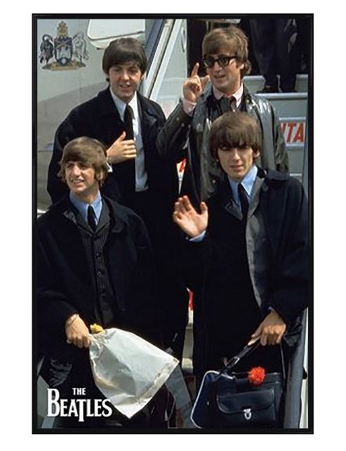 Image of The Beatles Gloss Black Framed Day Tripper Poster