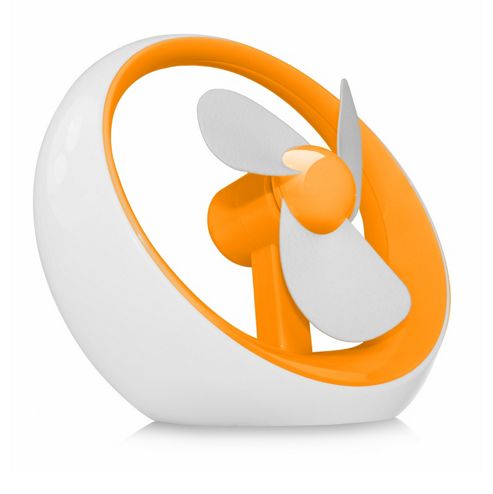 Image of Cennett Usb Pop Fan - White/orange