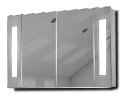 Image of Bluetooth Audio Demist Bathroom Cabinet With Shaver Socket & Sensor K120aud