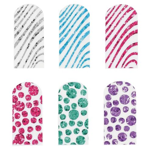 Image of Nail Art - Glitter Nail Tattoos