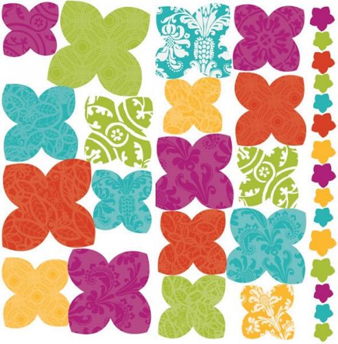 Image of 3d Flower Decals