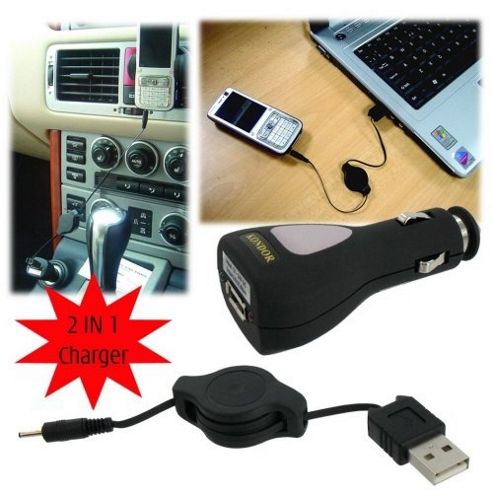 Image of 2 In 1 Usb And Car Charger