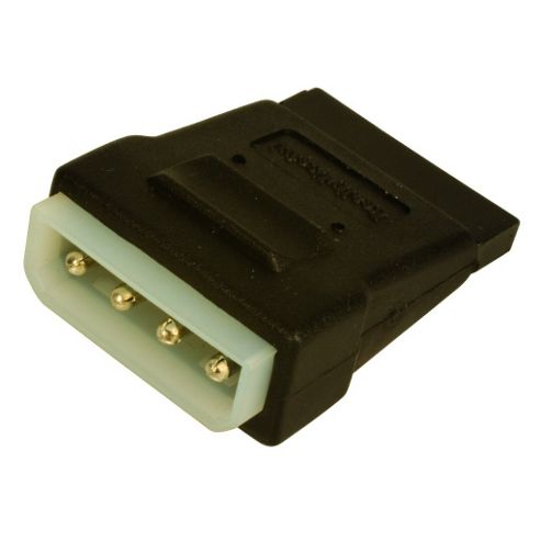 Image of Molex 4-pin Male To Sata 15-pin Female Adaptor