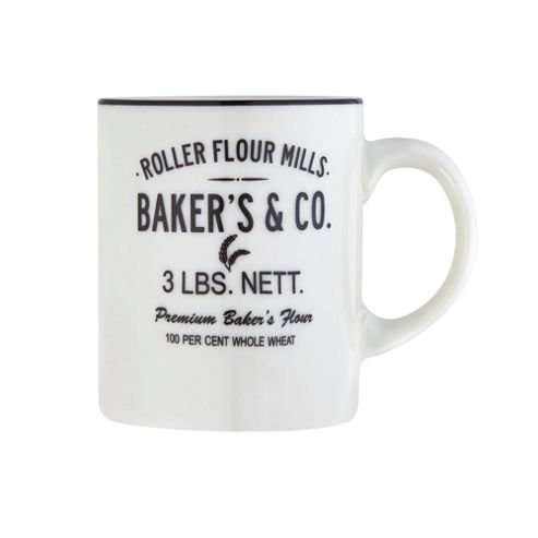 Image of Linea Thrift Set Of 4 Text Mug