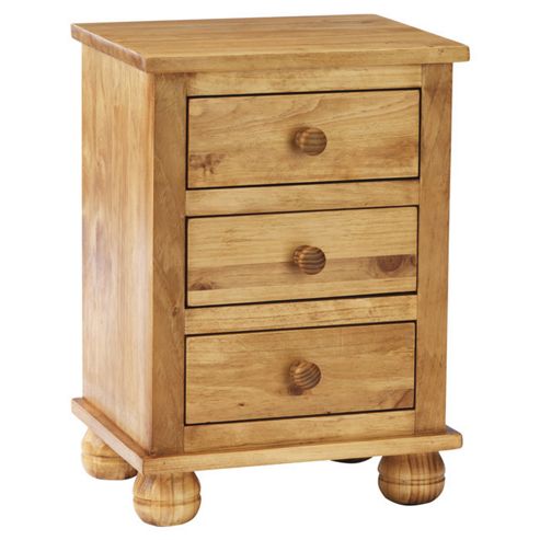 Image of Thorndon Belmont 3 Drawer Bedside Table