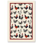 Ulster Weaver Rooster Linen Tea Towel