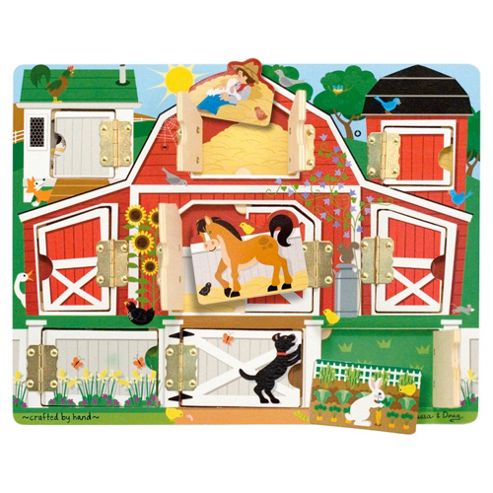 Image of Melissa & Doug Hideseek Board Magnetic Farm