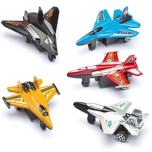 Image of Pull Back Planes - Pack Of 6 Children Kids Boys