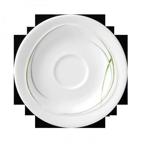 Image of Seltmann Weiden Trio Tea Saucer In White - 2 Cm H X 13 Cm W X 13 Cm D