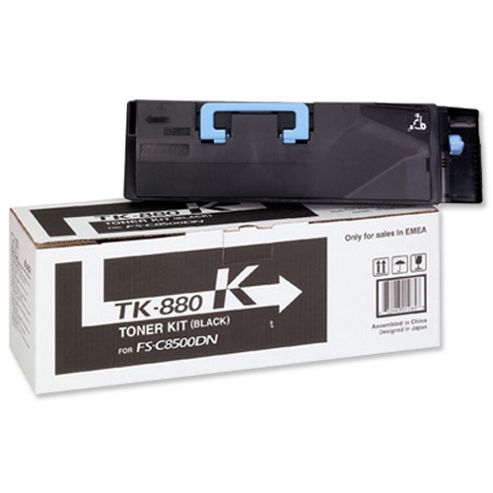 Image of Kyocera Mita Tk-875k Black (yield 87,600 Pages) Toner Kit For Taskalfa 550c/650c/750c Colour Printers
