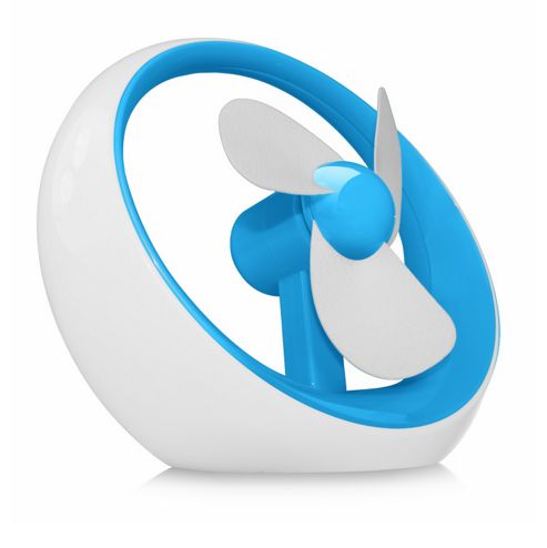 Image of Cennett Usb Pop Fan - White/blue