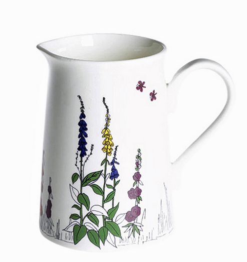 Image of Tea With Bea Cottage Garden Small Bone China Milk Jug