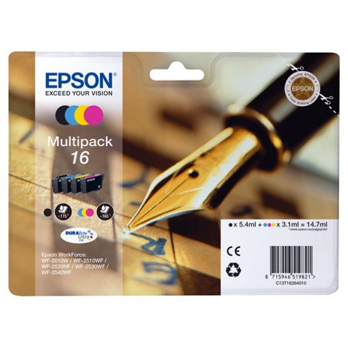 Image of Epson T1626 Printer Ink Cartridge - Tri-colour
