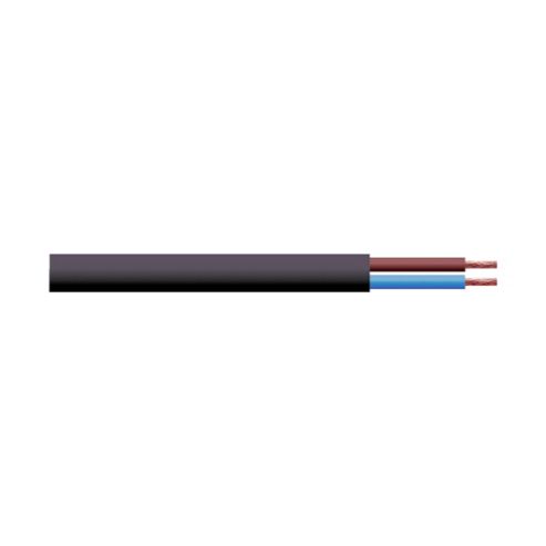 Image of 2 Core 3a Round White Mains Power 2182y Cut Cable 1m