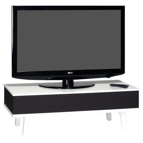 Image of Fb110w Fabrik Tv Stand For Up To 55 Inch Tvs