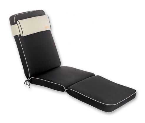 Image of Glencrest Seatex Bespoke Lounger Cushion - Taupe
