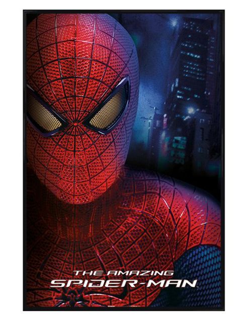 Image of The Amazing Spider-man Gloss Black Framed A Quest To Discover His Past Poster