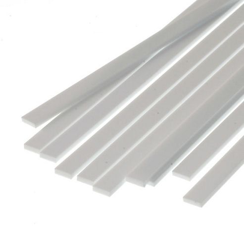 Image of Evergreen Styrene Ho Scale Strip 1.09 X 3.43mm