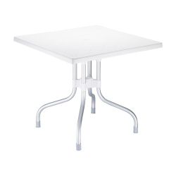 Contract Forza Folding Table in White