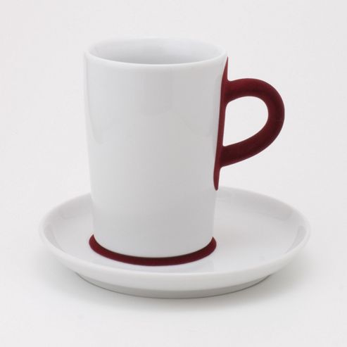 Image of Kahla Touch! Macchiato Cup With Saucer - Red