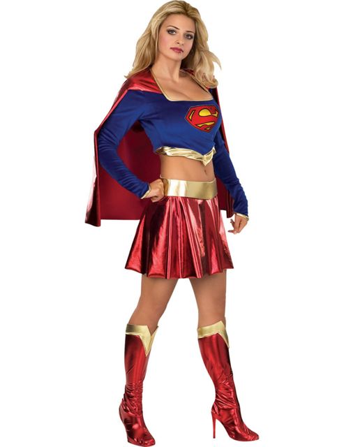 Image of Supergirl Sexy Super Hero Costume Medium
