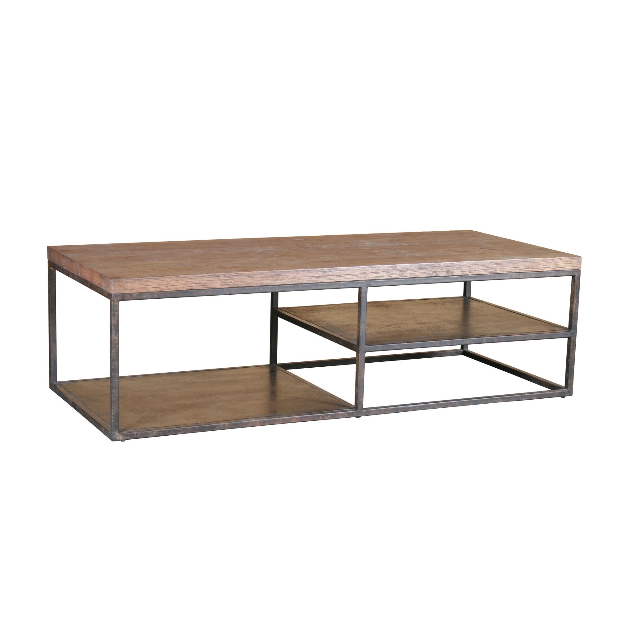 Katigi Designs Reclaimed Wood / Iron Coffee Table at Tescos Direct