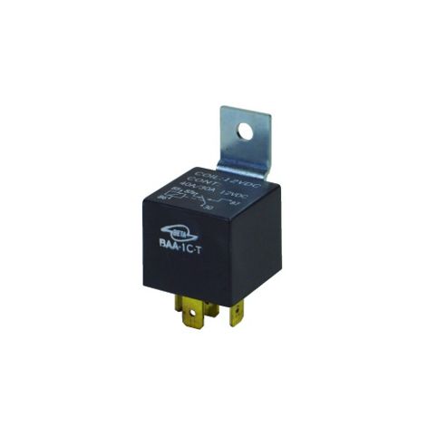 Image of 40a Spno Automotive Relay 12v Dc 6.35mm Terminals