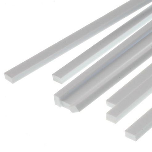 Image of Evergreen Styrene Strip 2.00 X 3.20mm (.080 X 0.125")