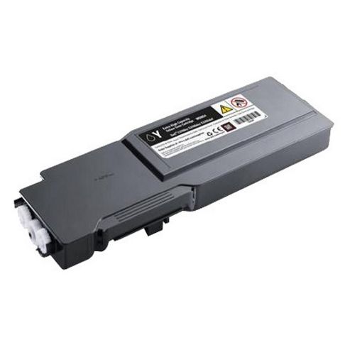 Image of Dell Extra High Capacity Yellow Toner Cartridge (yield 9000 Pages) For Dell C3760n/c3760dn/c3765dnf Colour Laser Multifunction Printer