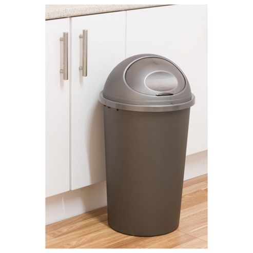 Image of Tontarelli 45l Bullet Kitchen Bin - Platinum