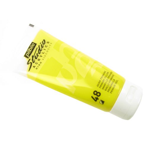 Image of Pebeo Studio Acrylic 100ml - Primary Yellow