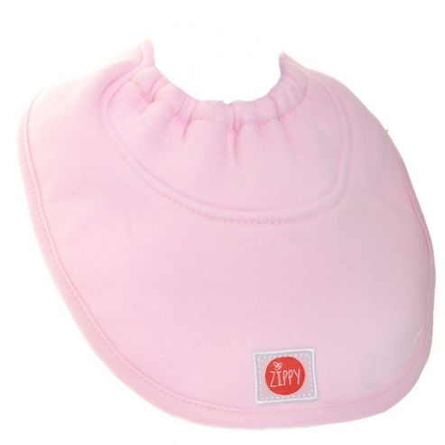 Image of Zippy Pale Pink Absorbent Firstbib, 2 Pack, One Size